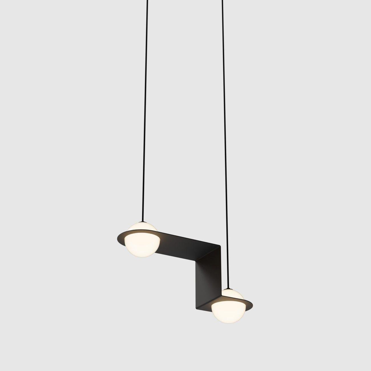 Black Glass Pendant Lamp