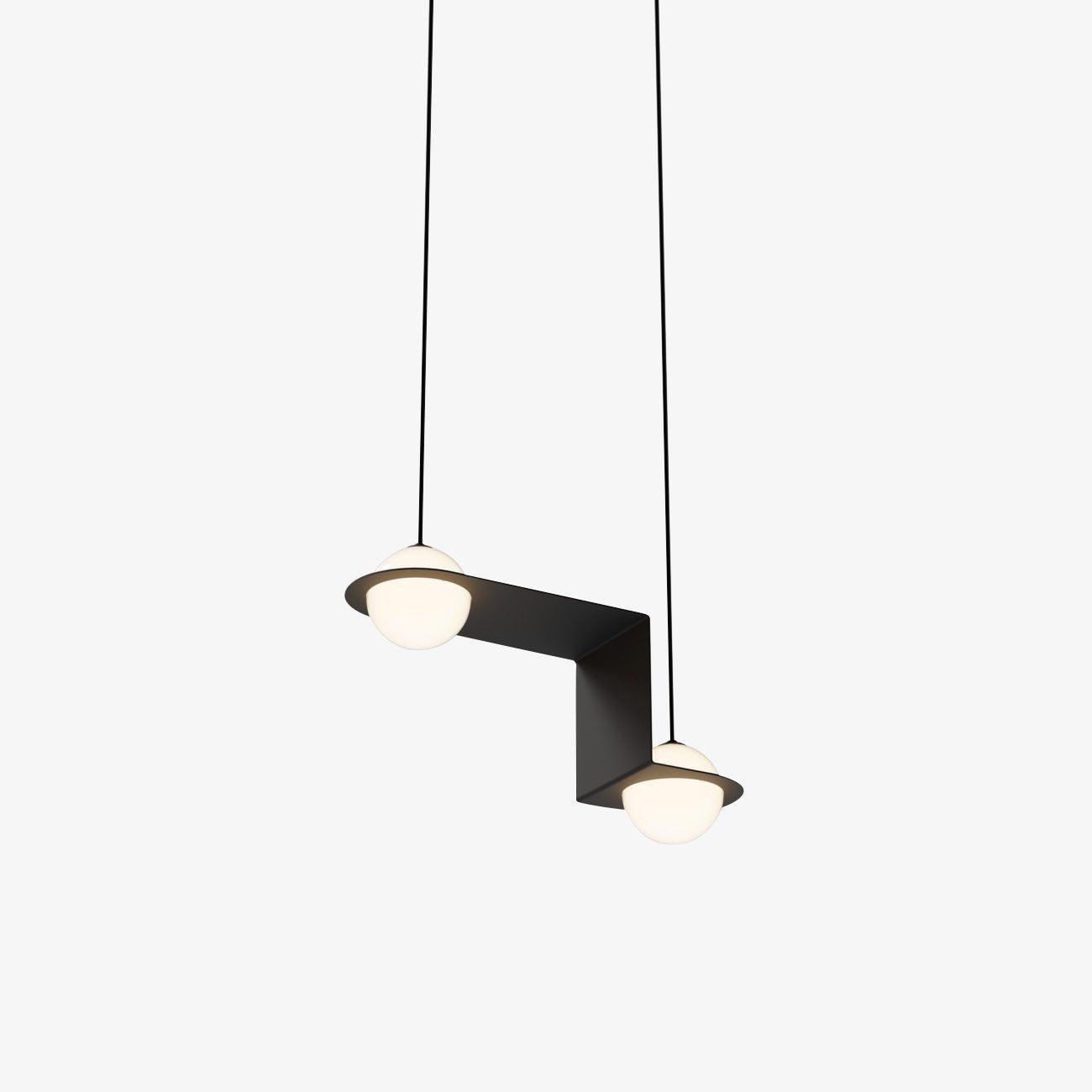 Black Glass Pendant Lamp