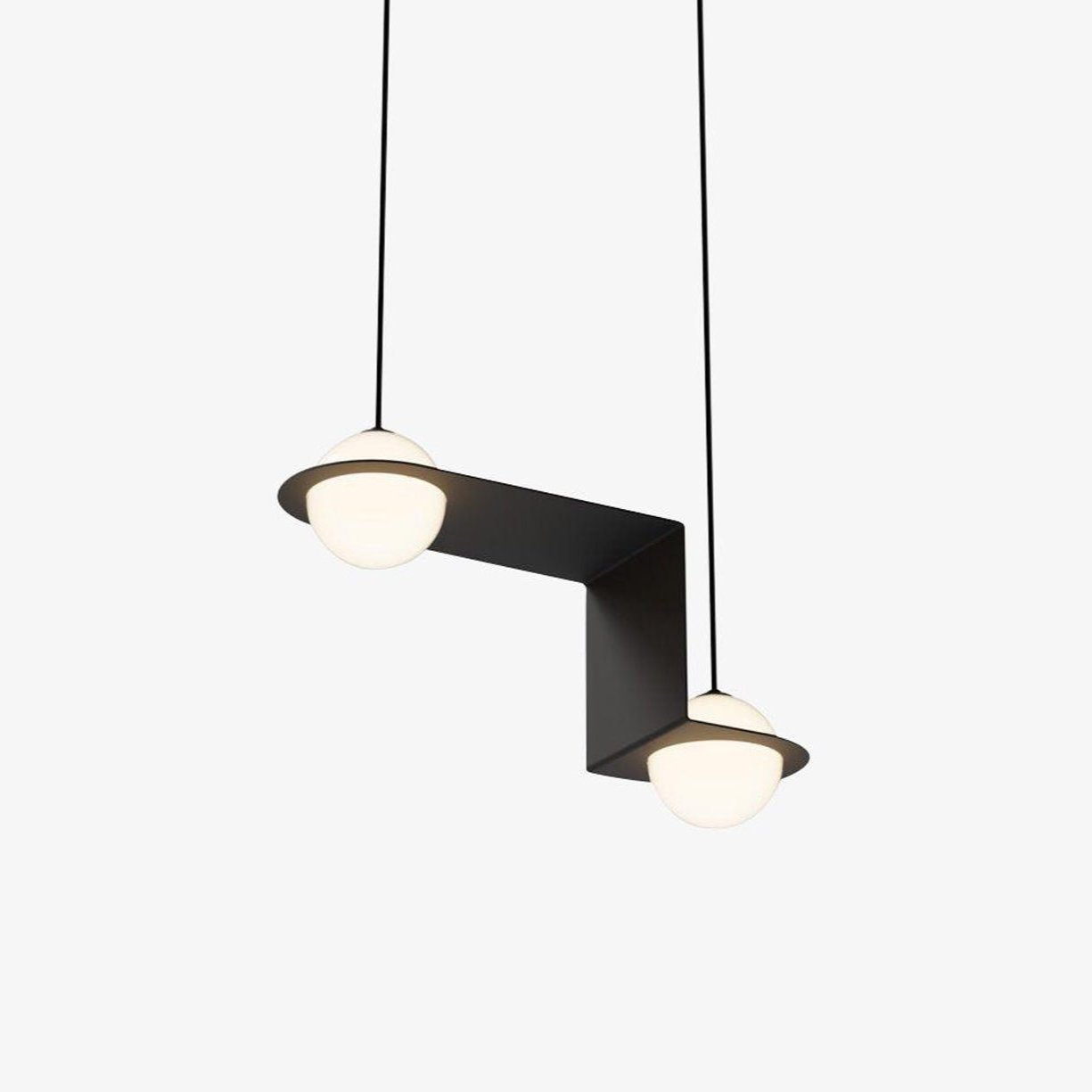 Black Glass Pendant Lamp