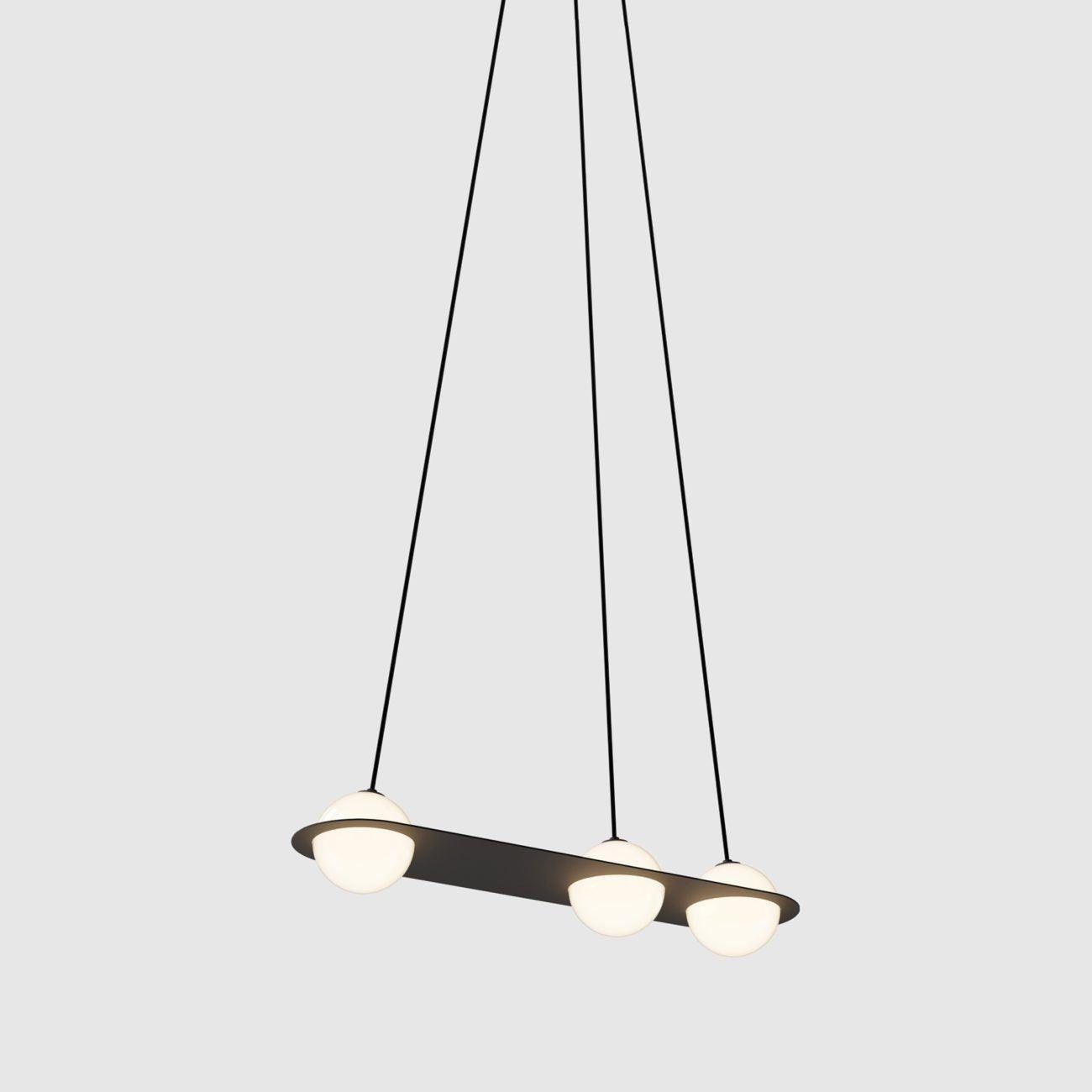 Black Glass Pendant Lamp