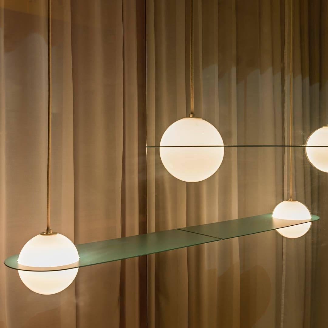 Black Glass Pendant Lamp