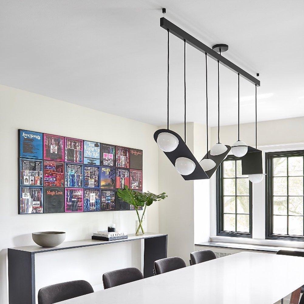 Black Glass Pendant Lamp