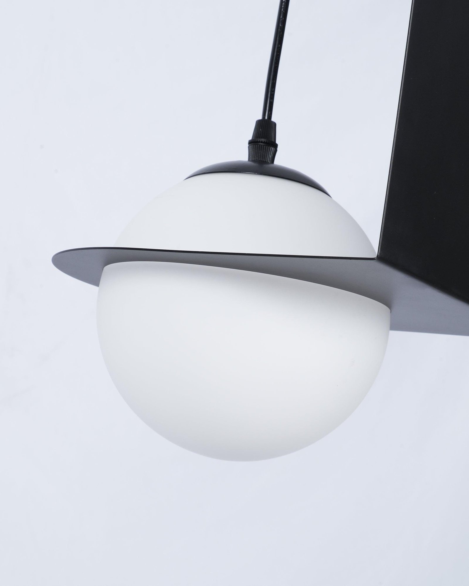 Black Glass Pendant Lamp