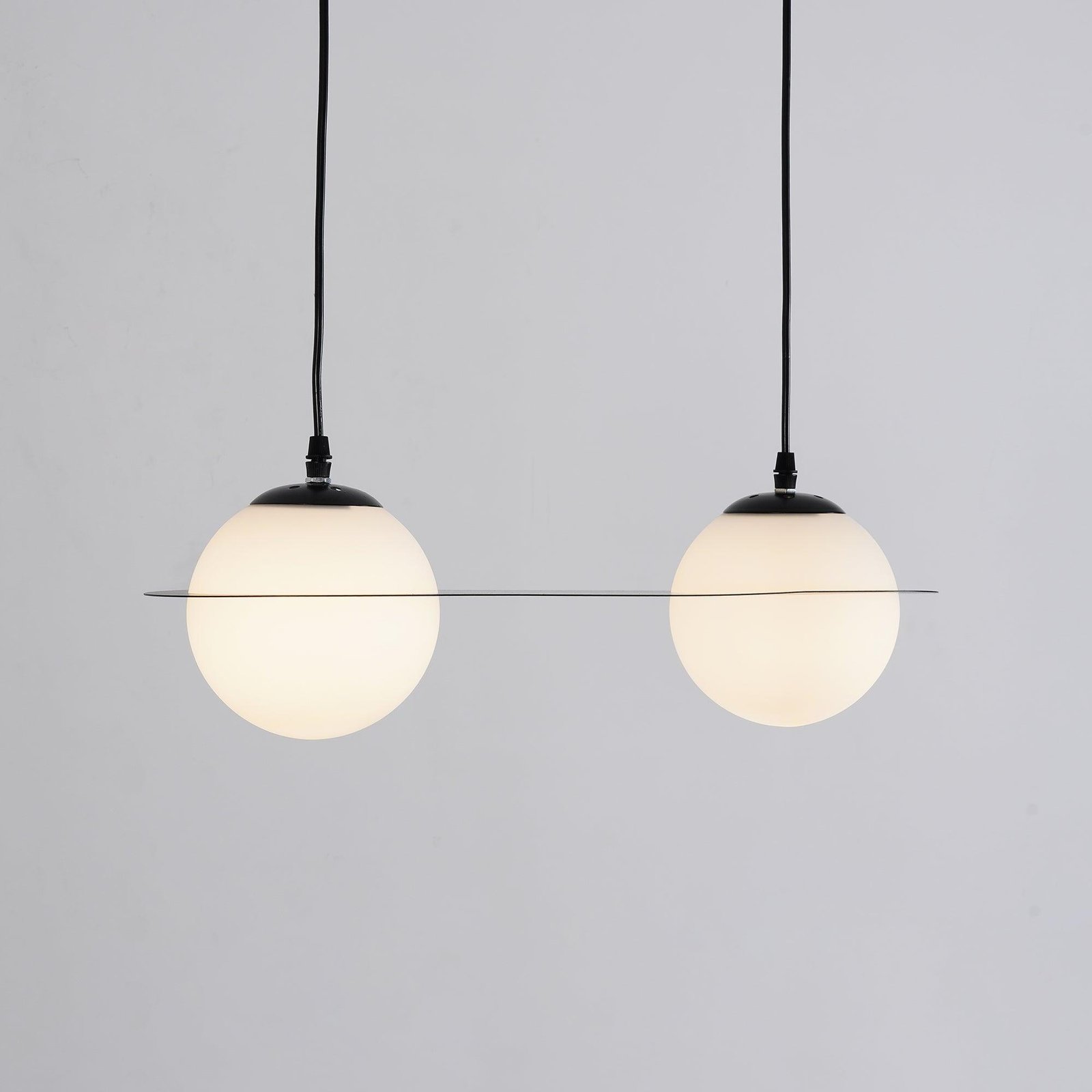 Black Glass Pendant Lamp