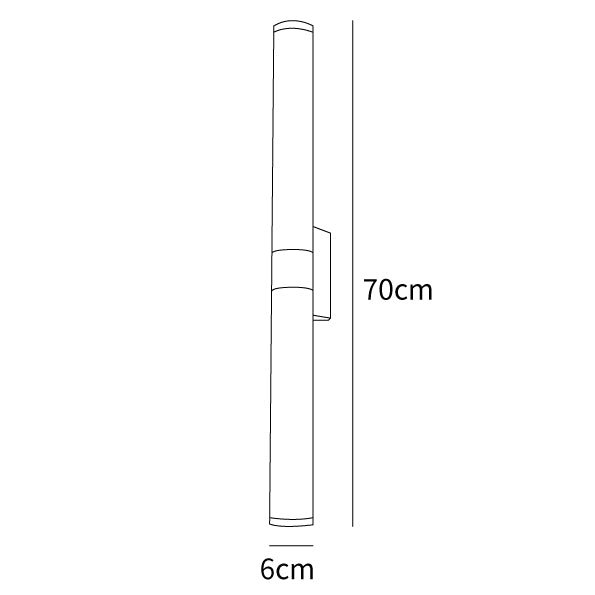 Line Alabaster Wall Light Dimensions