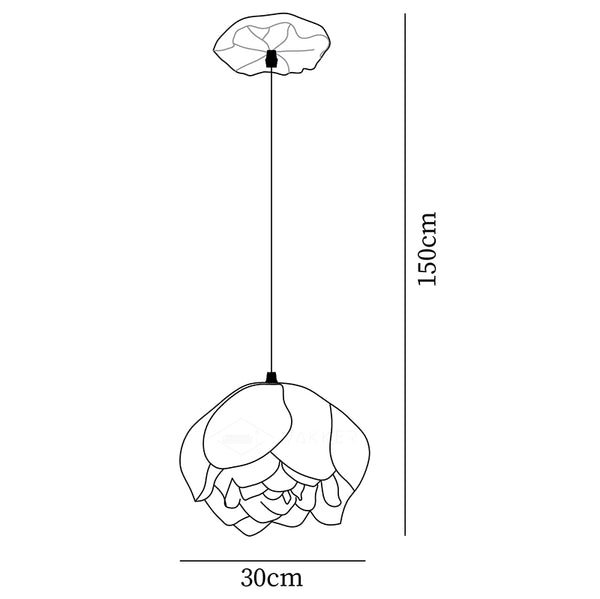 Lotus Chandelier Dia 30cm