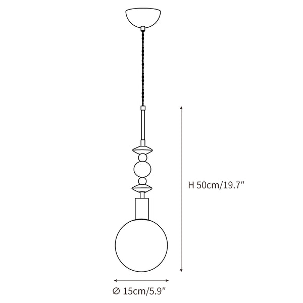 Maru Pendant Light 50cm