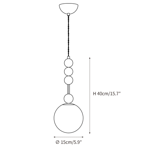 Maru Pendant Light 40cm