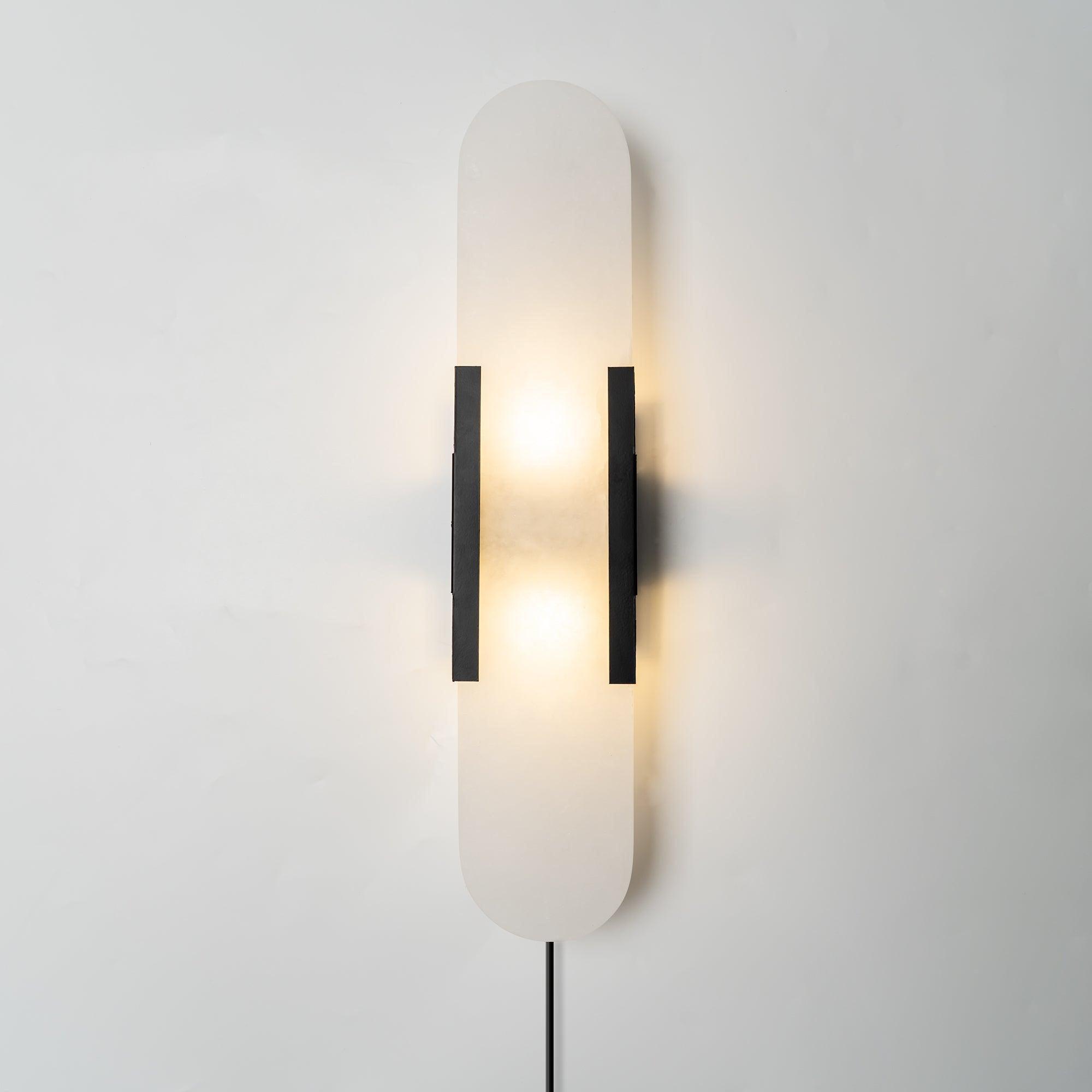 Melange Elongated Plug In Sconce