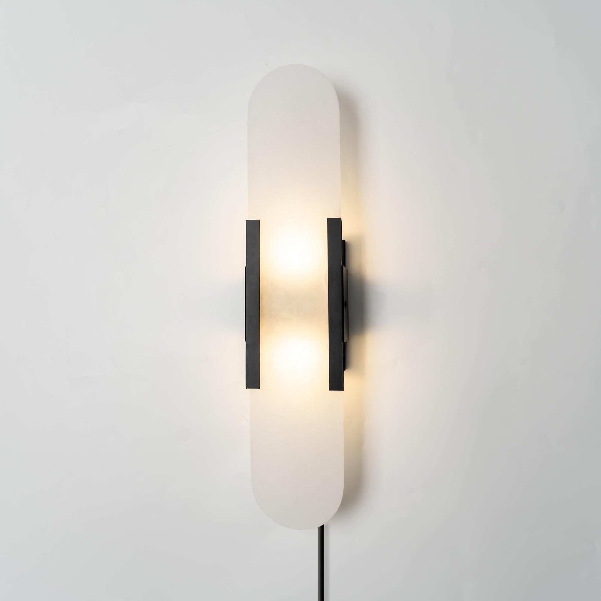 Melange Elongated Plug In Sconce