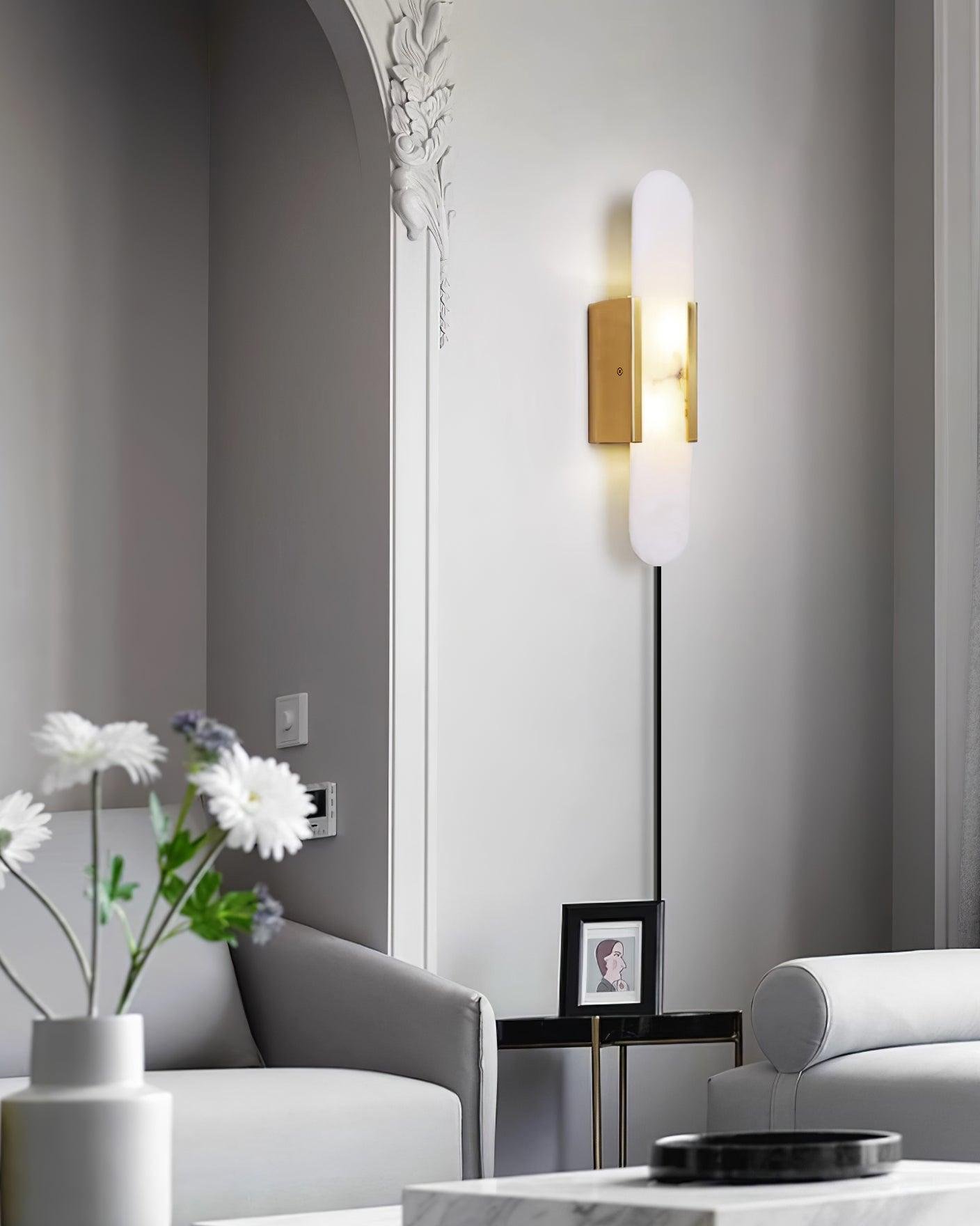 Melange Elongated Plug In Sconce
