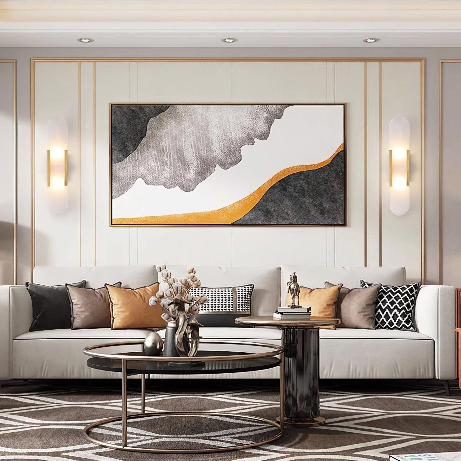 Melange Elongated Plug In Sconce