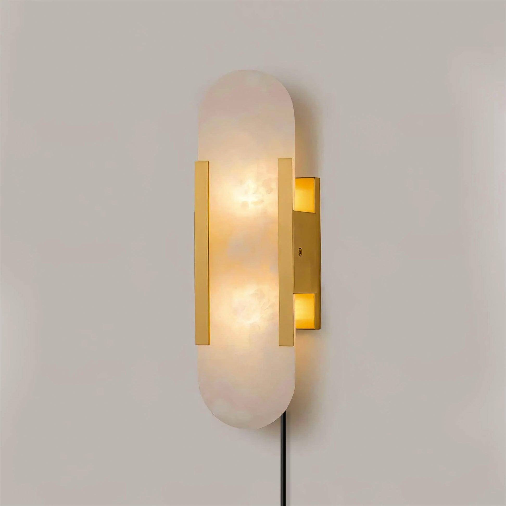 Melange Elongated Plug In Sconce