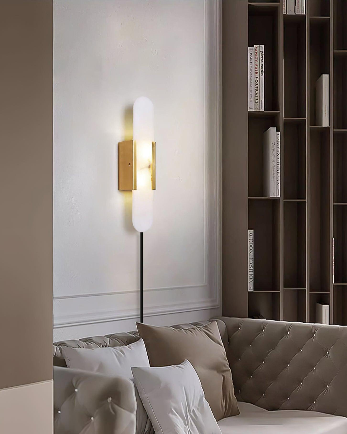 Melange Elongated Plug In Sconce