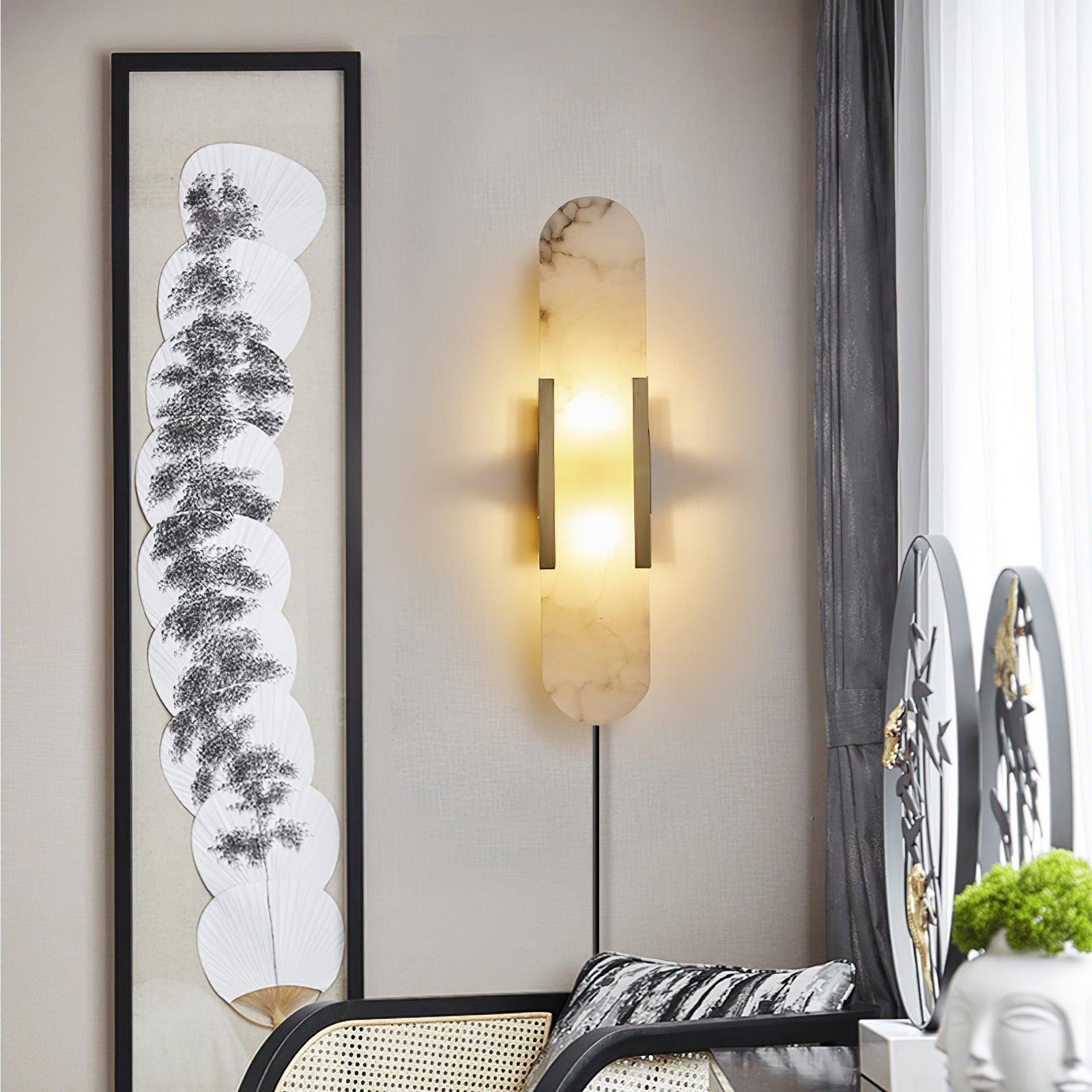 Melange Elongated Plug In Sconce