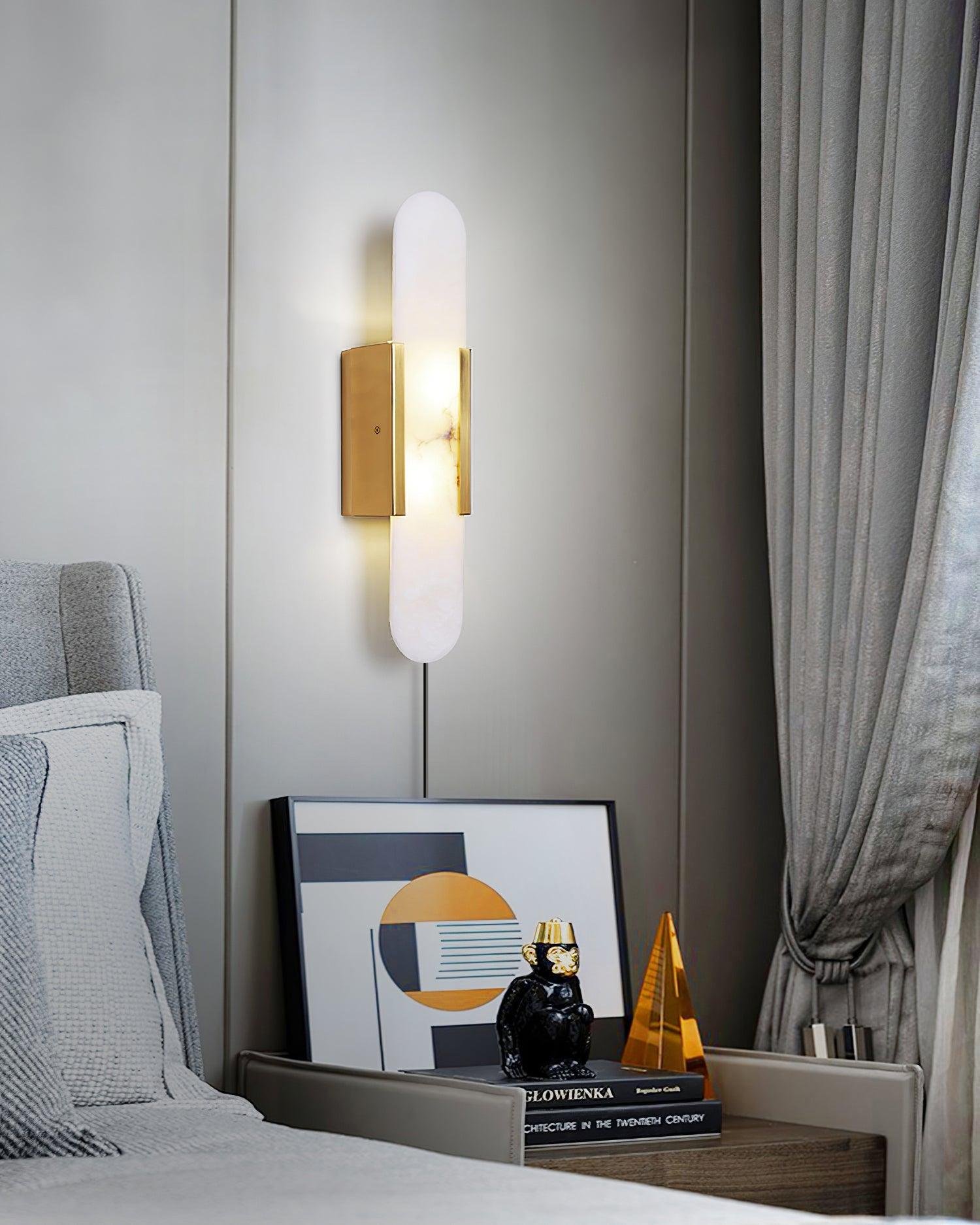 Melange Elongated Plug In Sconce