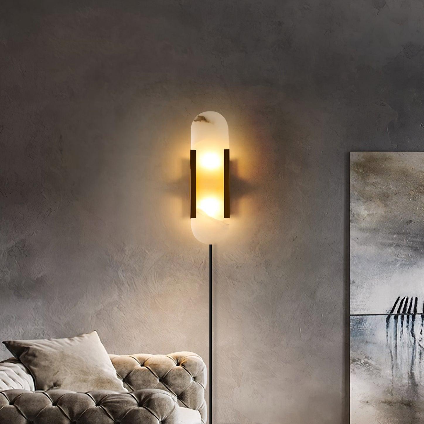 Melange Elongated Plug In Sconce