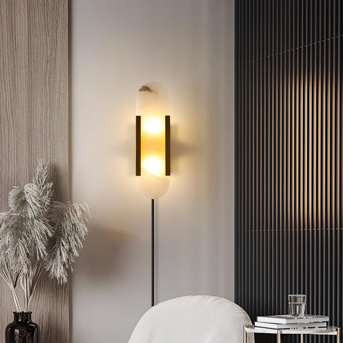 Melange Elongated Plug In Sconce