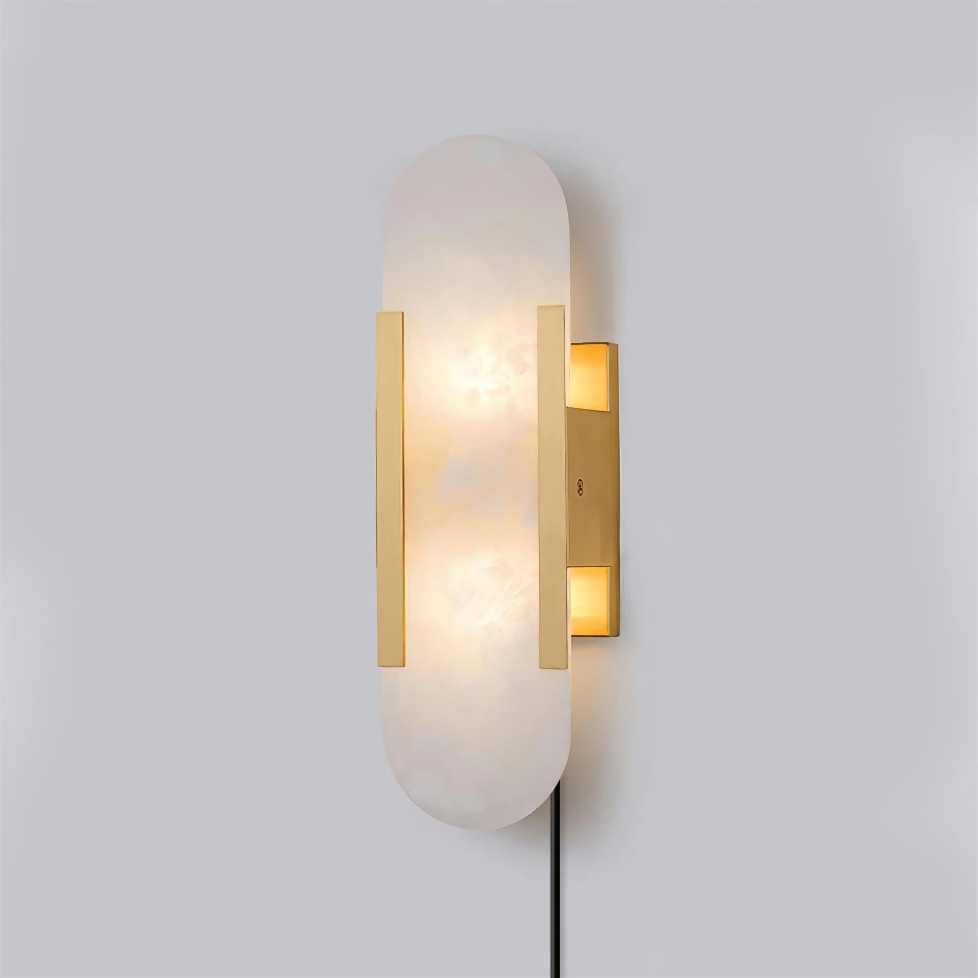 Melange Elongated Plug In Sconce