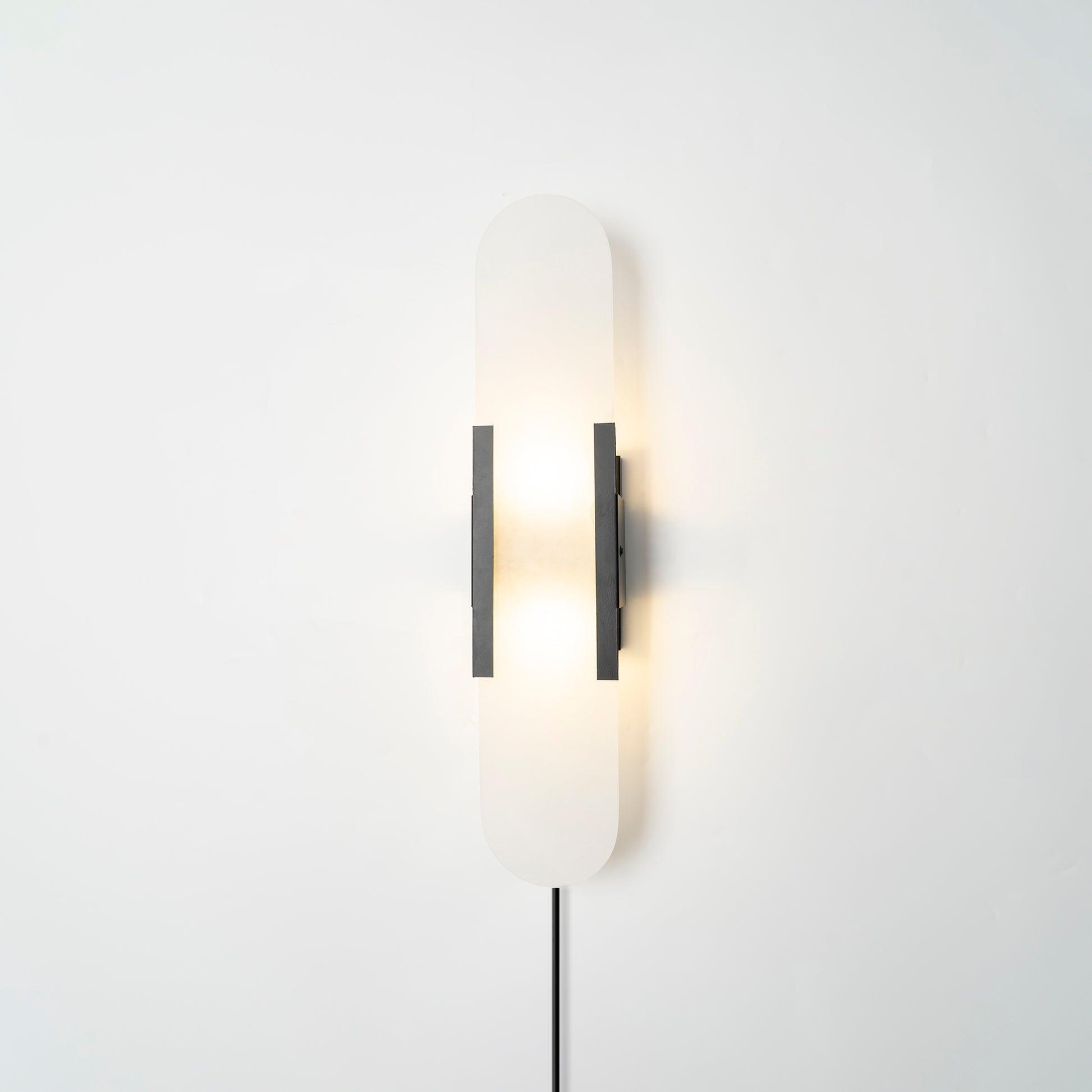 Melange Elongated Plug In Sconce