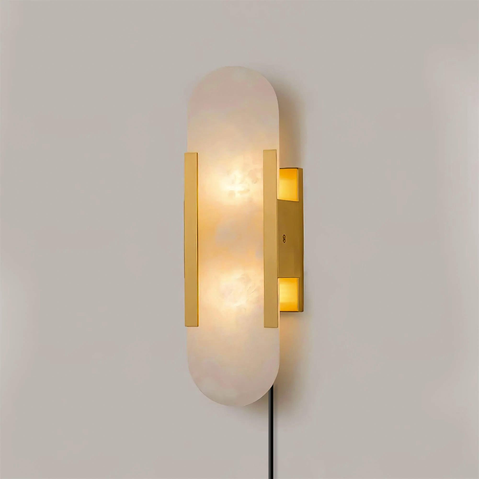 Melange Elongated Plug In Sconce