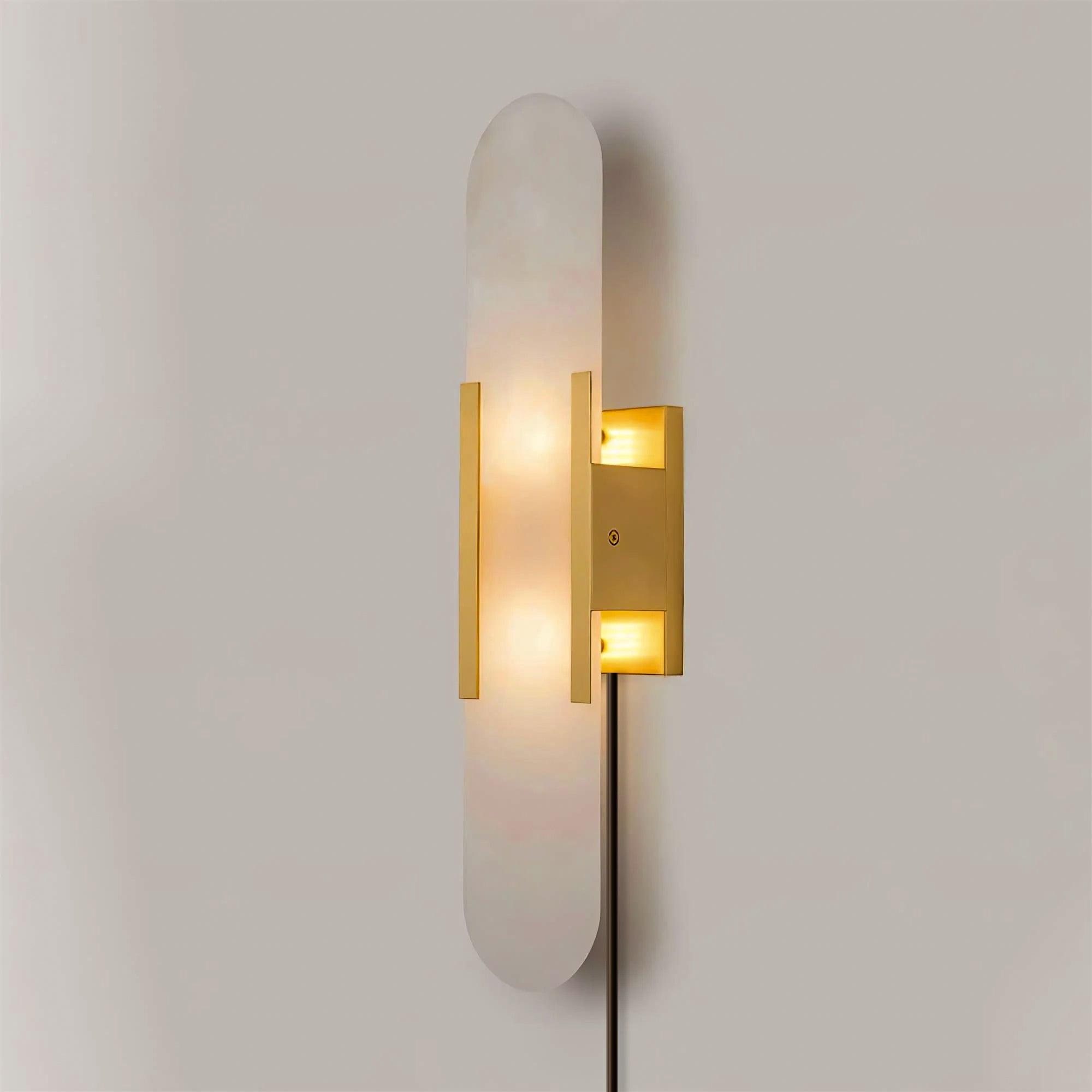 Melange Elongated Plug In Sconce