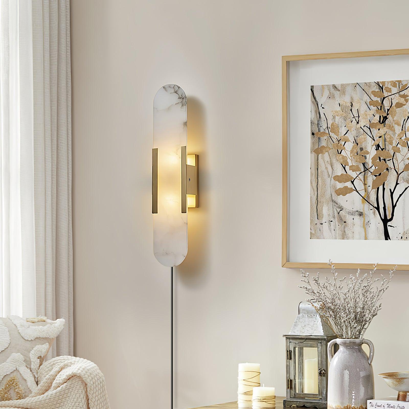Melange Elongated Plug In Sconce