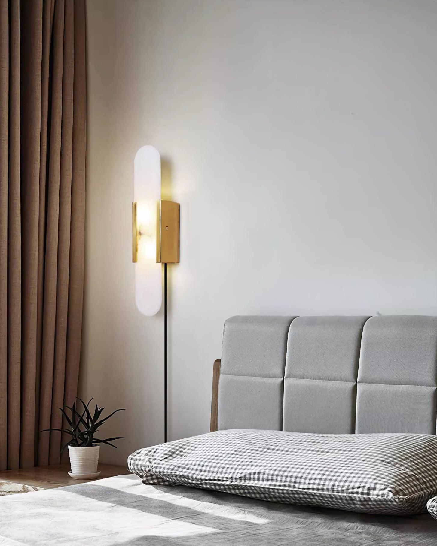 Melange Elongated Plug In Sconce