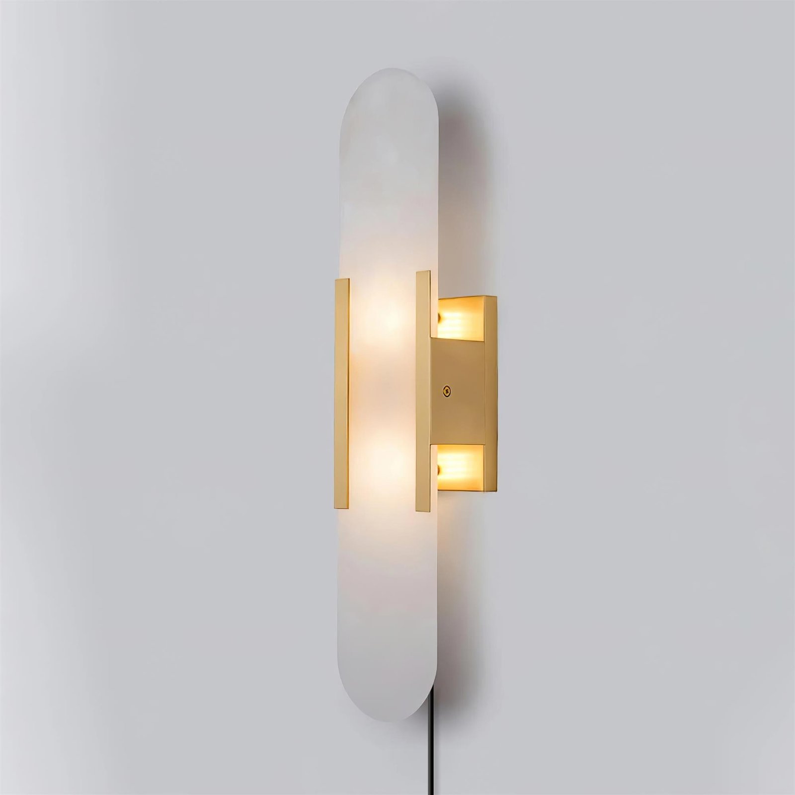 Melange Elongated Plug In Sconce
