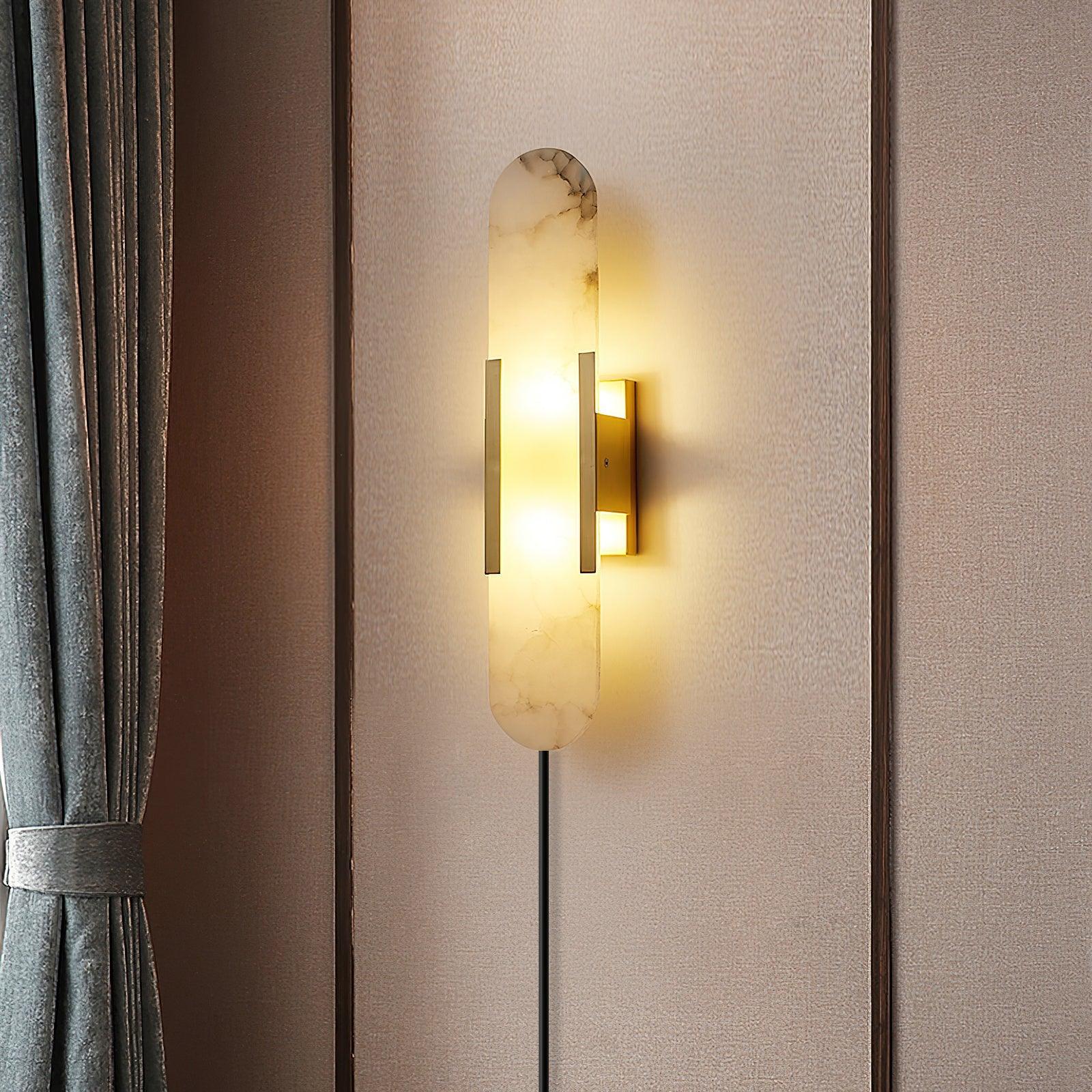Melange Elongated Plug In Sconce