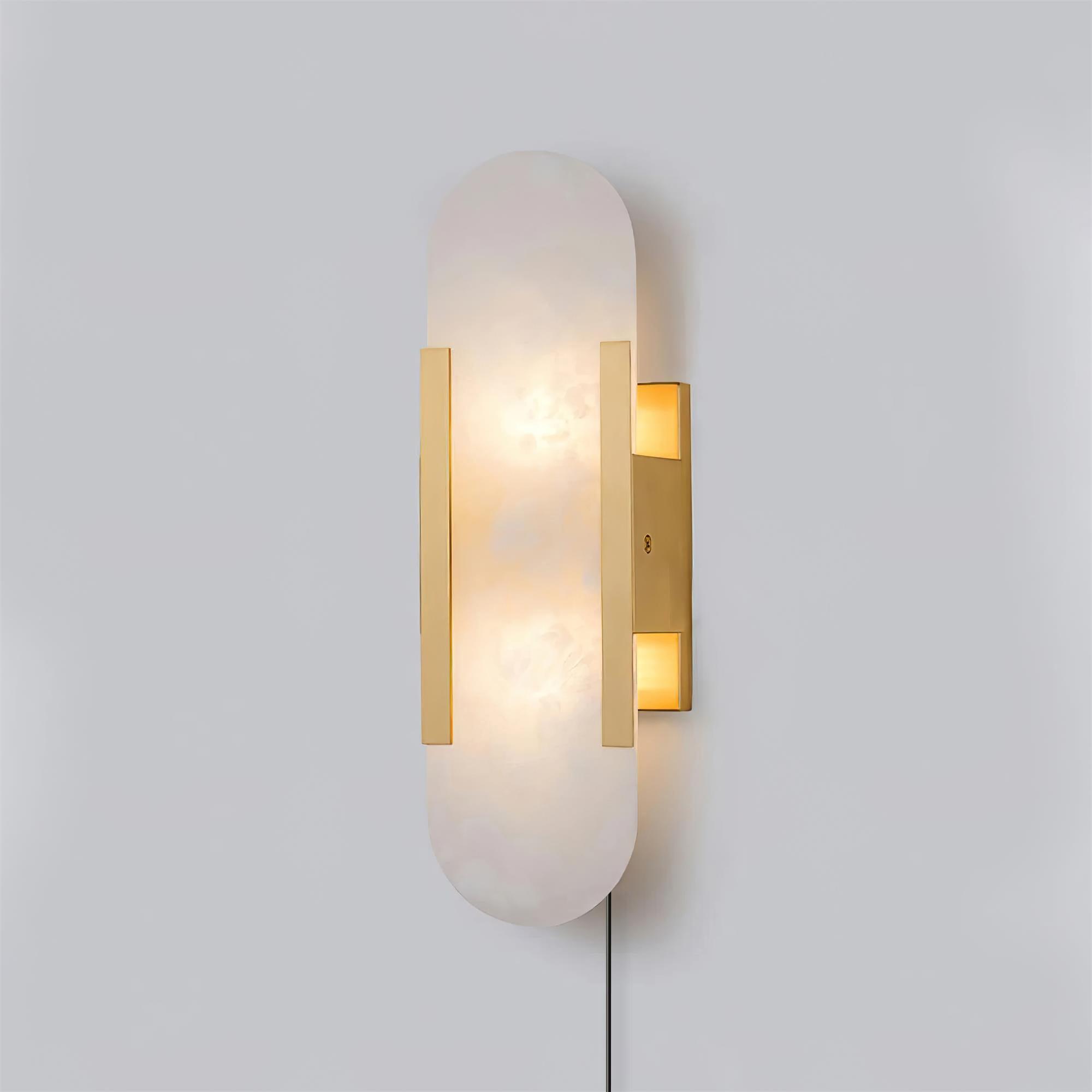 Melange Elongated Plug In Sconce