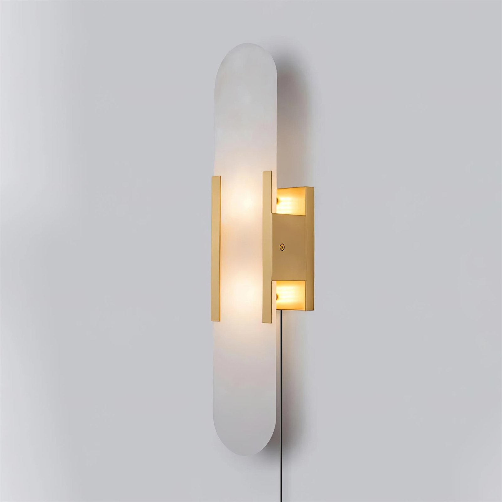 Melange Elongated Plug In Sconce