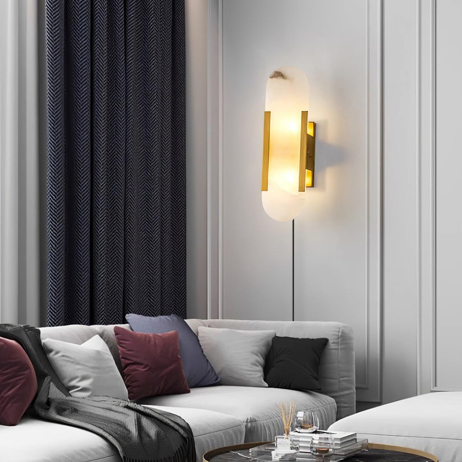 Melange Elongated Plug In Sconce