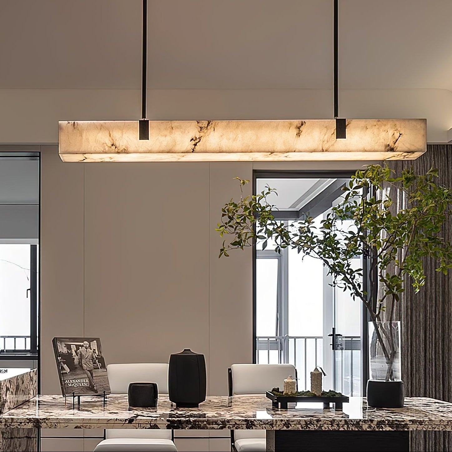 mission-alabaster-chandelier