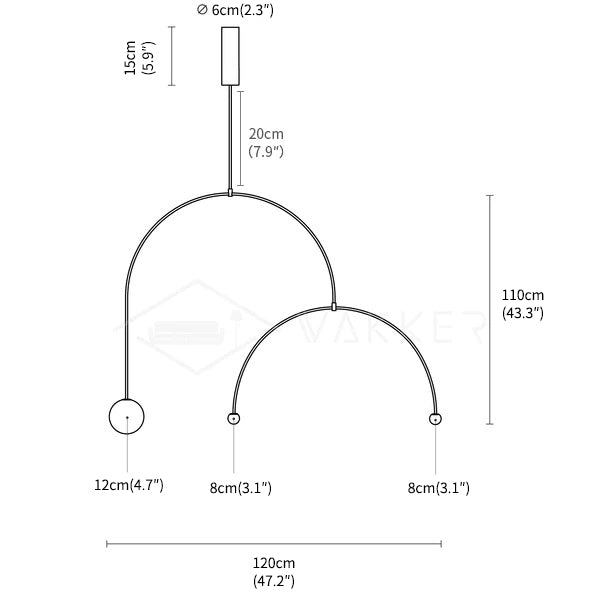 Mobile Chandelier 9 large