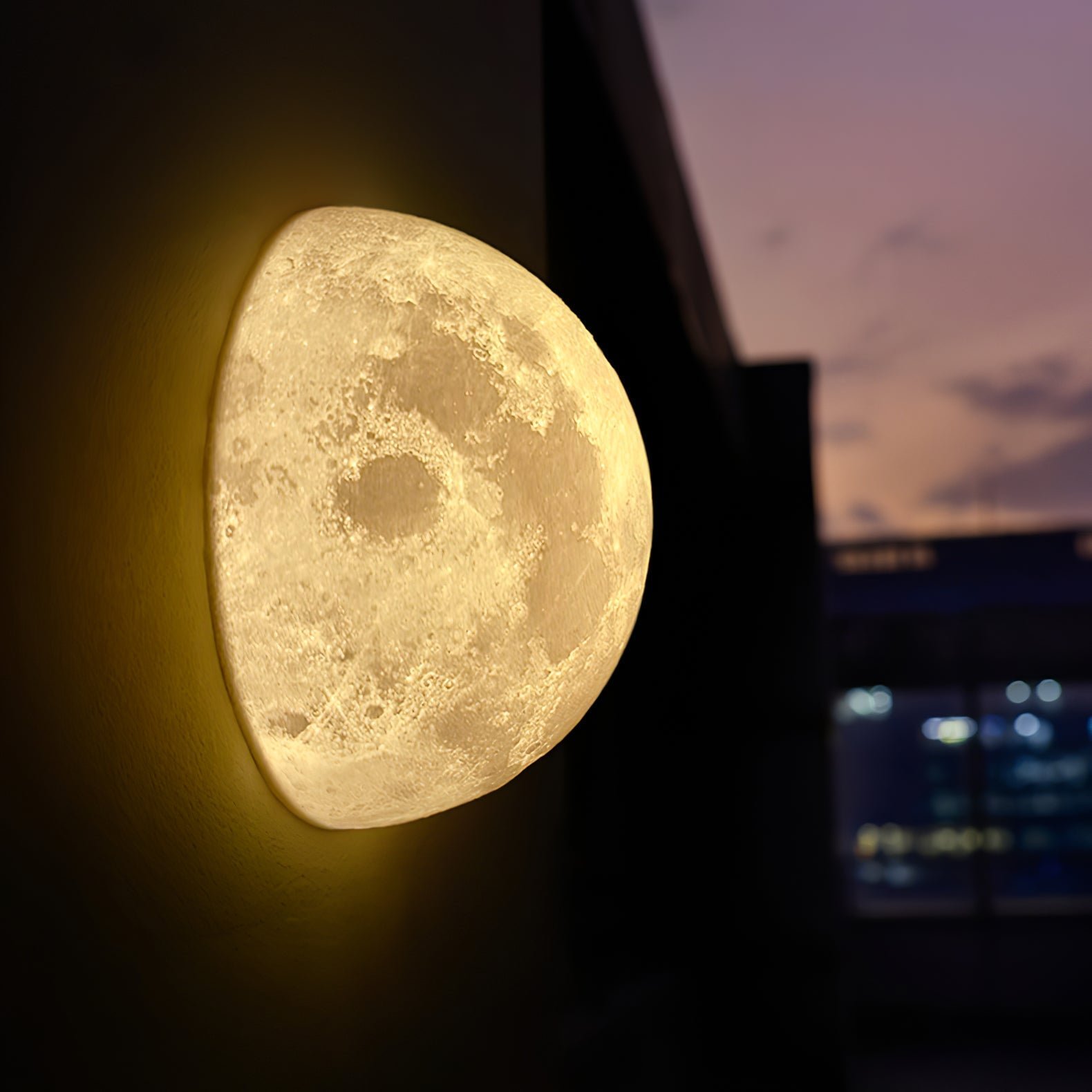 Hemisphere Moon Wall Lamp