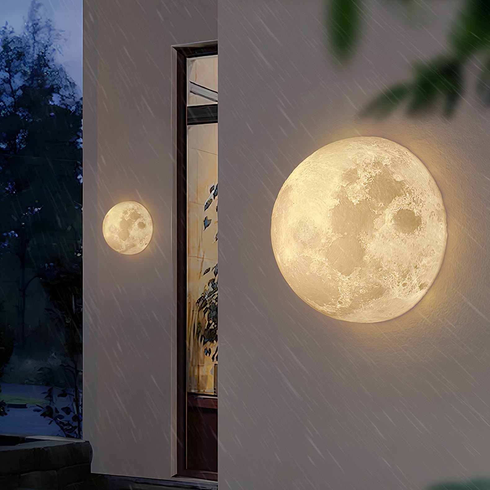 Hemisphere Moon Wall Lamp