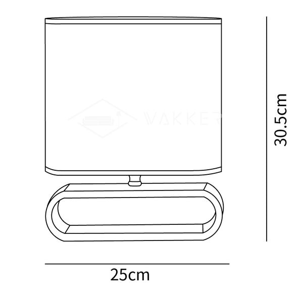 Modern Wood Table Lamp