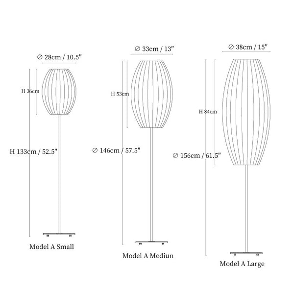 Spherical Floor Lamp Size 1