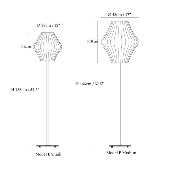 Spherical Floor Lamp Size 2