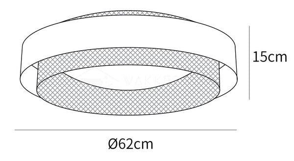 Minhouzz Mid-Century Inspired One-Light Ceiling Fixture