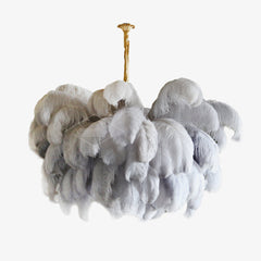 Ostrich Feather Chandeliers