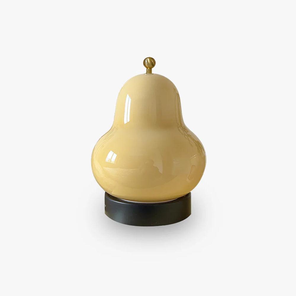 Pear Built In Battery Table Lamp