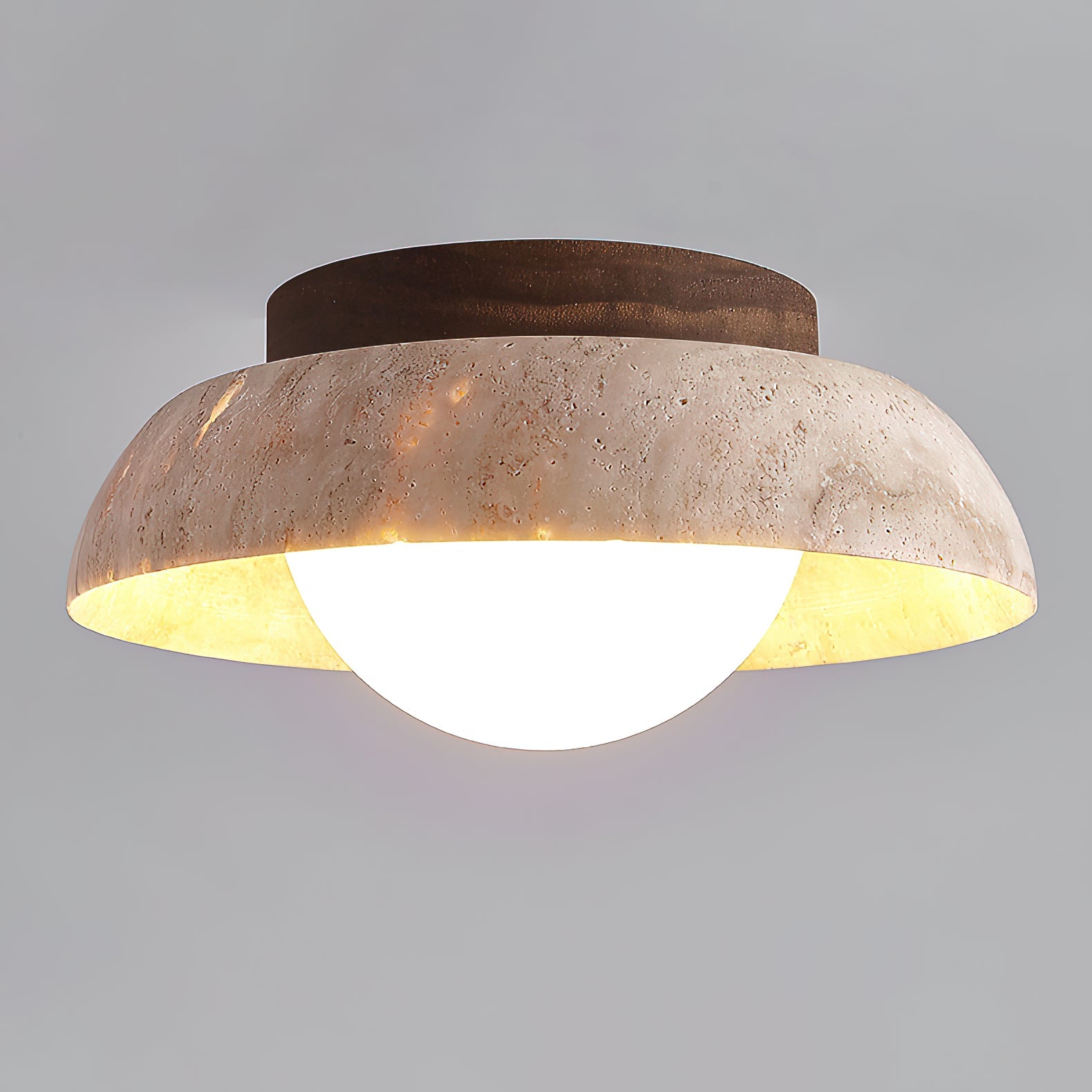 piedra-travertine-ceiling-lamp