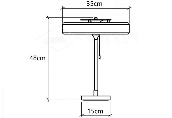 Revolve Table Lamp Dimensions