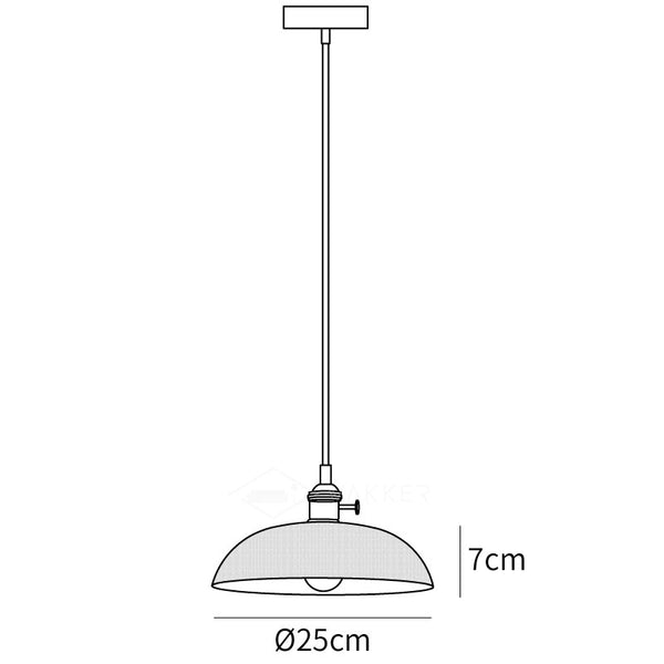 Minhouzz Ribbed Spiral Ceiling Pendant Light