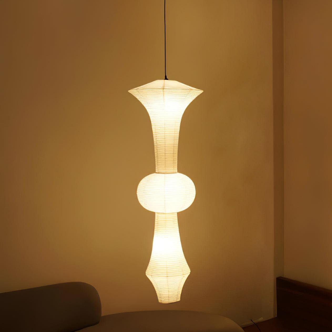 Rice Paper E Pendant Light