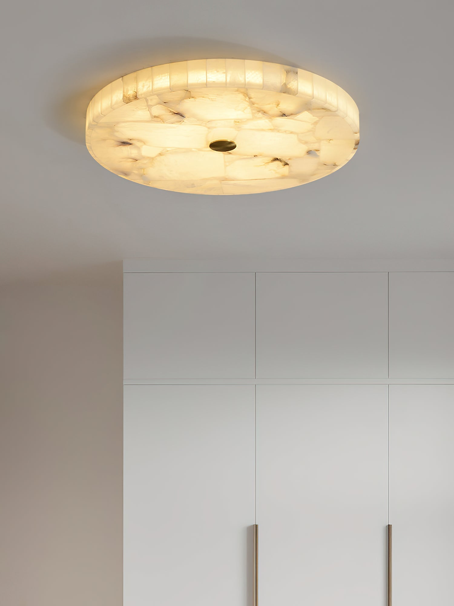 round-mosaic-alabaster-ceiling-lamp