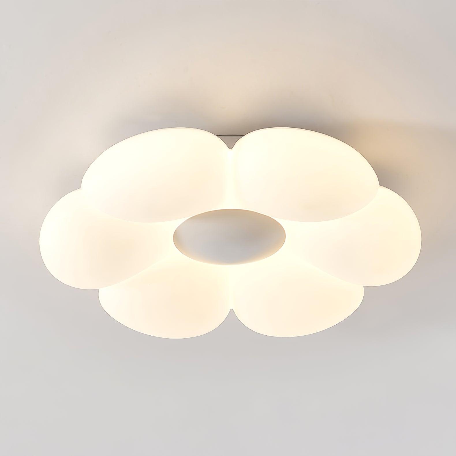 Six Leaf Flower Kids Room Ceiling Lamp