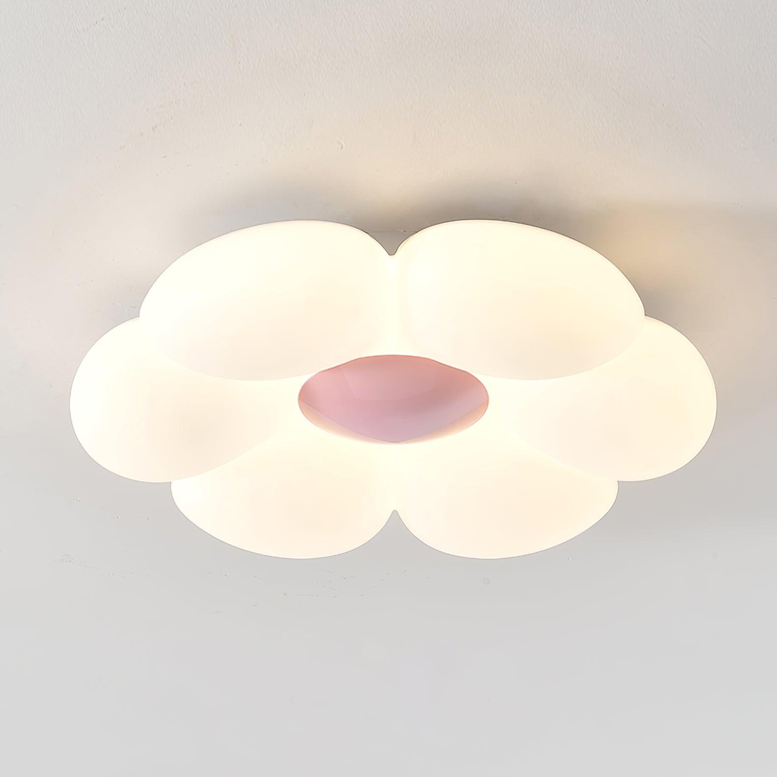 Six Leaf Flower Kids Room Ceiling Lamp